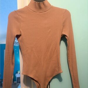 Nude Ribbed Bodysuit